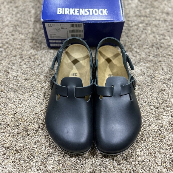 NEW IN BOX MEN BIRKENSTOCK 0061194 EUR SIZE 44, US 11M TOKIO PROF BLACK LEATHER - Picture 2 of 7